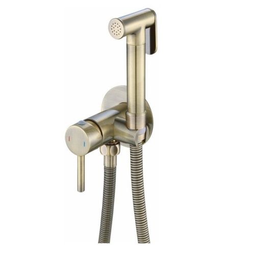 Гигиенический душ со смесителем Haiba HB5511-4 бронза - фото 2