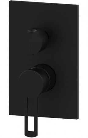 Смеситель для душа Paffoni Ringo RIN019NO/M встраиваемый в стену черный без термостата