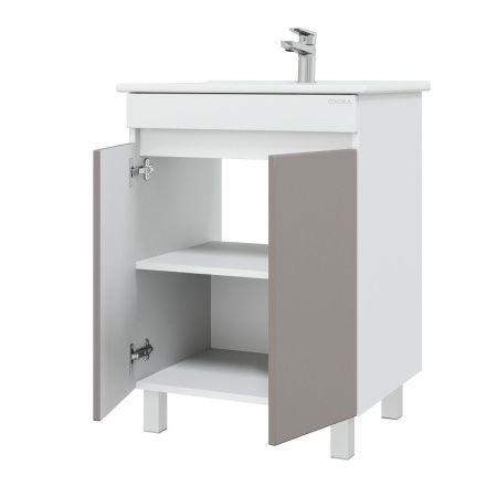 Тумба под раковину Onika Марви 106153 60х50 напольная цвет белый
