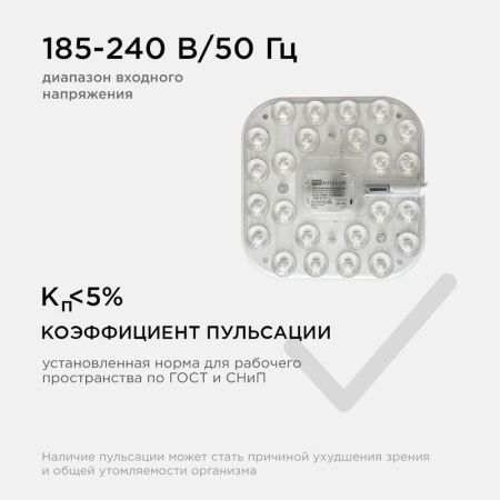Светодиодный модуль со встроенным драйвером Apeyron 20121