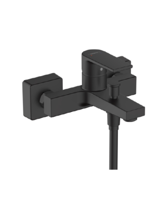 Смеситель Hansgrohe Vernis Shape 71450670 настенный черный матовый без термостата