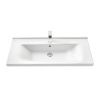 Раковина из сантехнического фарфора Santek Миранда WH302249 100х50 накладная цвет белый