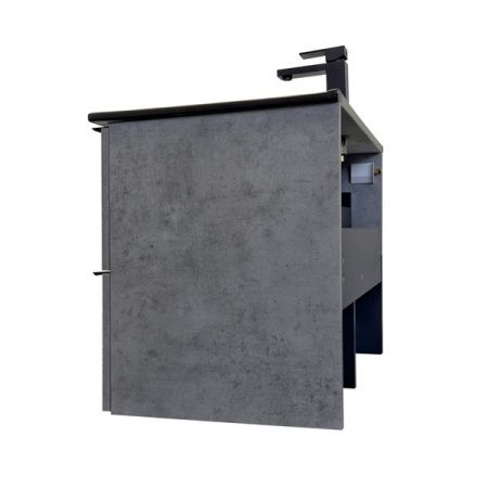 Тумба с раковиной Comforty Франкфурт 00-00011082CF 80х50 подвесная цвет серый