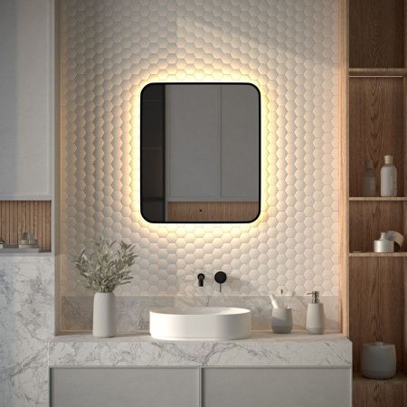 Зеркало с подсветкой Defesto AURA DF 2976R 60х70 подвесное