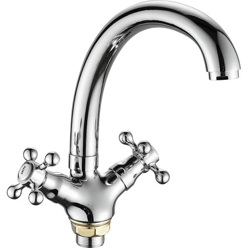 Смеситель для кухни Fashun A4219-2 на мойку хром - фото 2