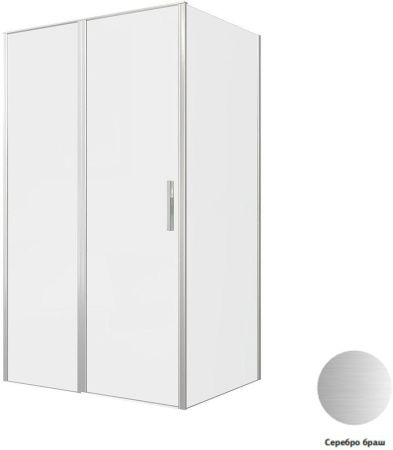 Душевой уголок Allen Brau Priority 3.31032.BA + 3.31044.BA 120х90 стекло прозрачное профиль серебро без поддона