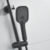 Душевая стойка Shevanik S6236H настенная цвет черный