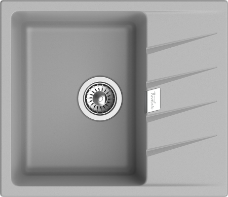 Кухонная мойка Rivelato RAUM RM-58 grigio metallizzato 60х50 цвет серый