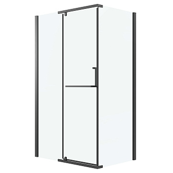 Душевой уголок Grossman Pragma 120.K33.03.1290.21.00 120х90 стекло прозрачное профиль черный матовый без поддона