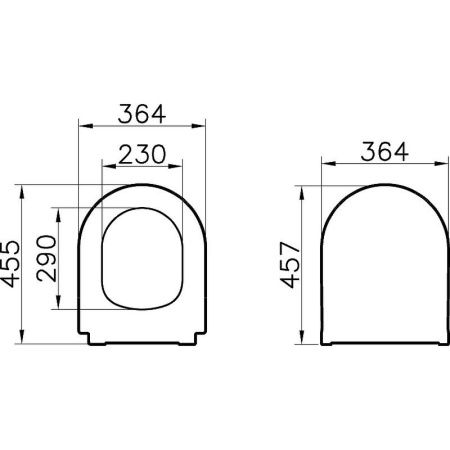 Крышка сиденье Vitra Universal 110-003-019