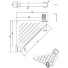 Полка в ванную комнату Gessi Emporio Emporio accessories 38861#149