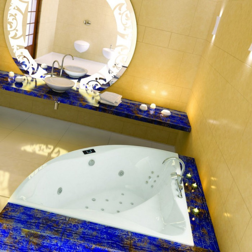 Ванна Excellent GLAMOUR WAEX.GLA15WH 150х150 пристенная угловая - фото 5