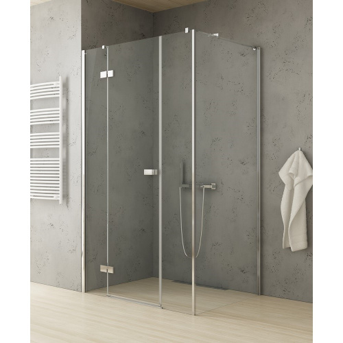 Душевой уголок New Trendy REFLEXA Chrome EXK-5094 150х90 стекло прозрачное профиль хром глянцевый без поддона - фото 2