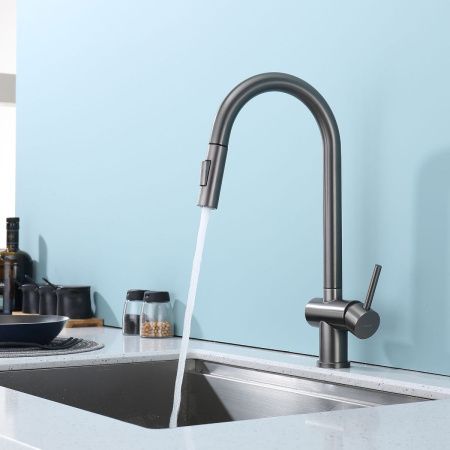 Смеситель для кухни Splenka S204 S204.49.09 на мойку серый