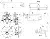 Душевая система Paffoni Light KITLIQ019CR139KING встраиваемая в стену цвет хром с термостатом