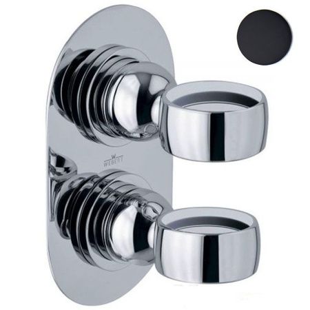 Смеситель для ванны и душа Webert Opera OA860101560 настенный черный