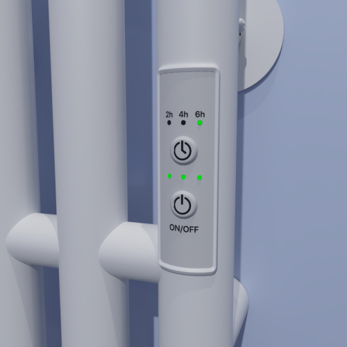 Полотенцесушитель Тругор Вектор Пэк сп ПэкспВектор12015белВГП 18х121 электрический белый - фото 4