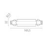Питание центральное к треку 5040xx-(F)/(R) Lightstar Quattro (Куаттро) 504187-FRPS