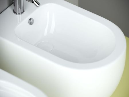 Биде напольное Ceramica Nova METROPOL CN4005 цвет белый