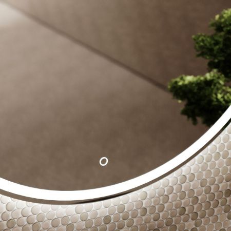 Зеркало с подсветкой Sancos Bella BE900 90х90 подвесное