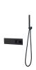 Смеситель для душа Boheme Fusion Termo 131-SYS-B встраиваемый в стену черный с термостатом