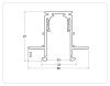 Шинопровод встраиваемый Ambrella Light Track System (Трацк Сыстем) GL3331-9.5