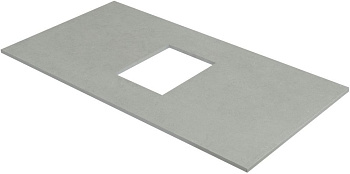 Столешница Allen Brau Priority 1.31010.G-S 76х41 накладная цвет серый