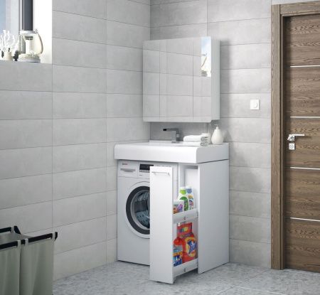 Комод Corozo Лео SD-00000782 20х50 напольный цвет белый