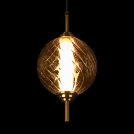 Светильник подвесной Loft It Helix 10421/B Amber