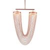 Люстра на штанге Delight Collection Otero (Отеро) 8608P copper