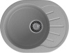 Кухонная мойка Granfest Rondo R-580L серый 58х45 цвет серый поверхность матовая