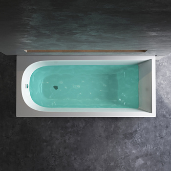 Ванна акриловая Am.Pm Spirit W72A-180-080W-A2 180х80 пристенная прямоугольная без каркаса