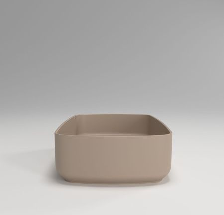 Раковина из искусственного камня Plumberia Selection Nove NOVE SOFT TL 50х30 накладная цвет бежевый