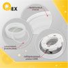 Уличный настенный светильник IMEX Wels (Велс) IL.0014.0018-WH IP54