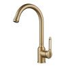 Смеситель для кухни Raffine F103G на мойку золото