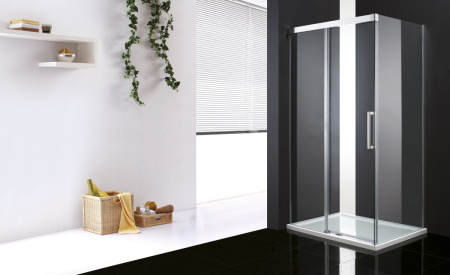 Душевой уголок Cezares PREMIER-SOFT PREMIER-SOFT-W-AH-1-150/90-C-Cr-IV 150х90 стекло прозрачное 8 мм