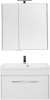 Комплект мебели: тумба с раковиной + зеркало-шкаф Aquanet Августа 00287684 90x48x140 подвесной цвет белый