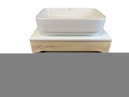 Тумба с раковиной Sintesi STL.W7015_SIN-LVB-APP-409WM 60х60 подвесная цвет бежевый