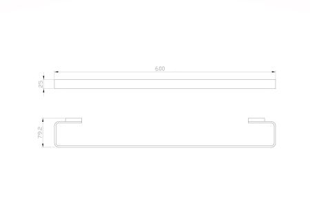 Полотенцедержатель Wonzon & Woghand Lotte WW-8312A