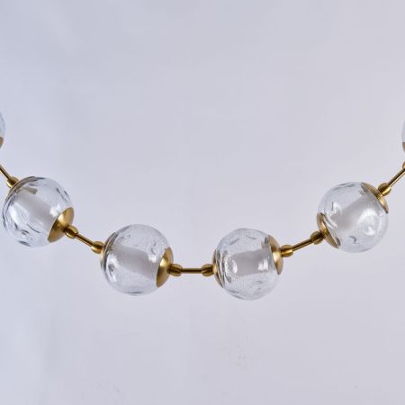 Светильник подвесной Delight Collection OD2437A-16 brass/clear