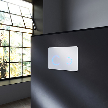 Клавиша смыва сенсорная Am.Pm Touch Pro I0450B01 цвет белый Клавиша смыва сенсорная Am.Pm Touch Pro I0450B01 цвет белый