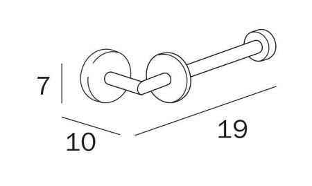 Бумагодержатель Inda FORUM A36250CR