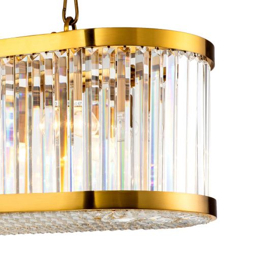 Люстра подвесная Delight Collection Welles (Веллес) KR0388P-8L/A brass - фото 2