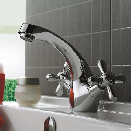 Смеситель Haiba HB25 HB1025 на раковину хром