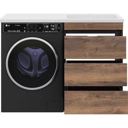 Тумба под раковину Misty Коломбо П-Кол06060-0113Я 60х50 напольная цвет коричневый/серый