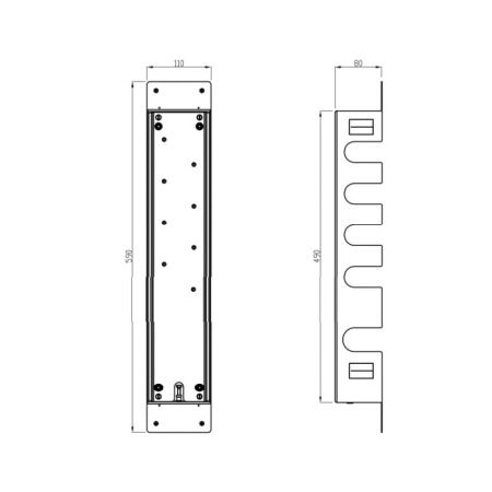 Короб для быстрой установки термостатического смесителя на 4 выхода Carimali KIT00040