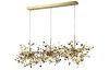 Светильник подвесной Crystal Lux Garden (Гарден) GARDEN SP3х3 L1200 GOLD