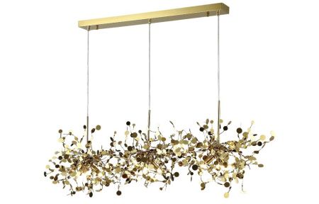 Светильник подвесной Crystal Lux Garden (Гарден) GARDEN SP3х3 L1200 GOLD