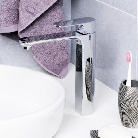 Смеситель Wasserkraft Dinkel 5800 5803H на раковину хром