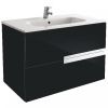 Тумба под раковину Roca Victoria Nord Black Edition ZRU9000097 80х50 подвесная цвет черный